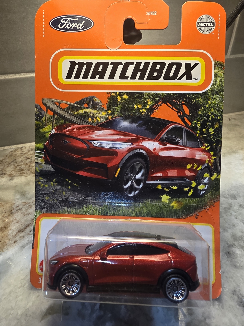 Matchbox Metallic Red Ford SUV Toy Car